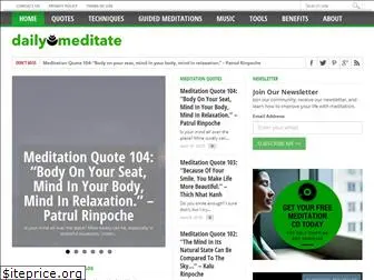 dailymeditate.com