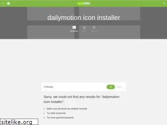 dailymotion-icon-installer.apponic.com