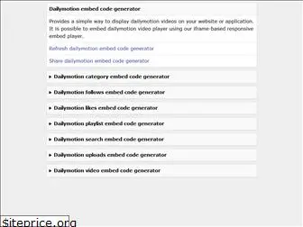 dailymotionembedcode.blogspot.com