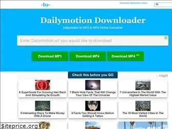dailymotiontomp3.com