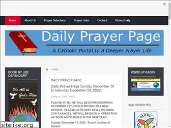 dailyprayerpage.com