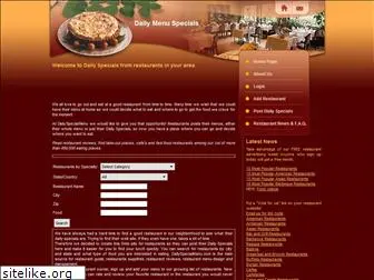 dailyspecialmenu.com