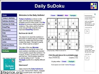 dailysudoku.co.uk