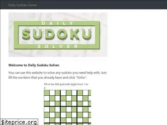 dailysudokusolver.com