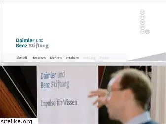 daimler-benz-stiftung.de