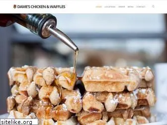 dameschickenwaffles.com