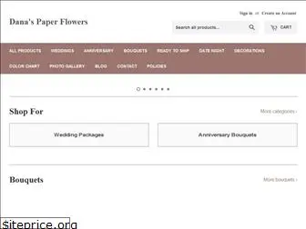 danaspaperflowers.com