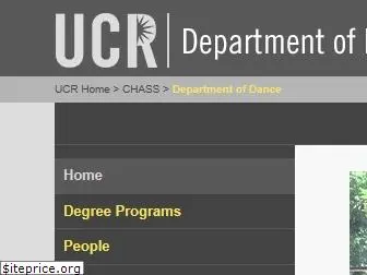 dance.ucr.edu