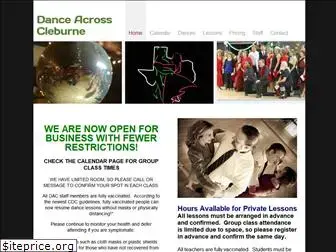 danceacrosscleburne.com