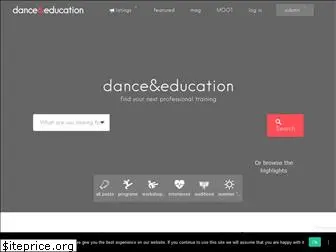danceandeducation.com