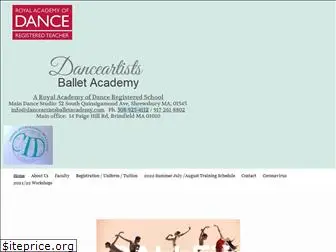 danceartistsballetacademy.com