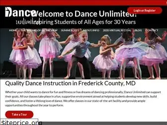 danceunlimitedfrederick.com