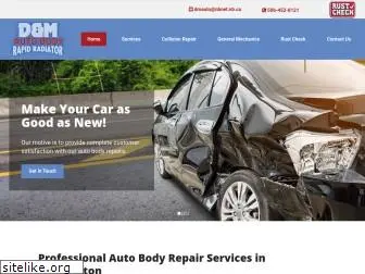 dandmautobodyrepair.com