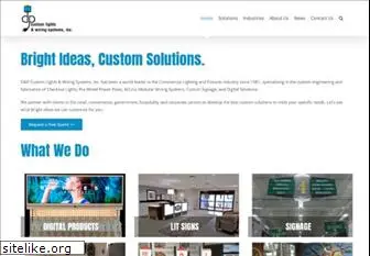 dandpcustomlights.com