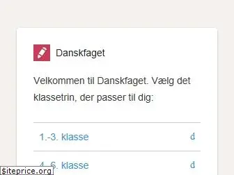 danskfaget.dk