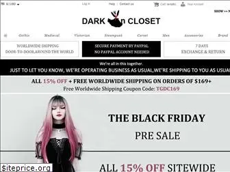 Gothic clothing and occult fashion at The Black Angel online shop