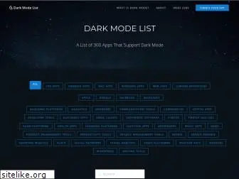darkmodelist.com