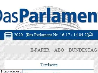 das-parlament.de