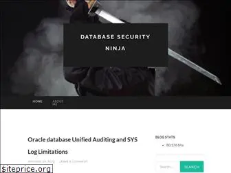 databasesecurityninja.wordpress.com