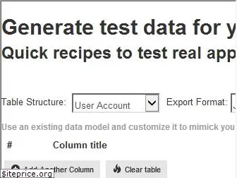 databasetestdata.com