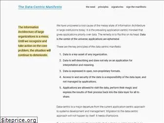 datacentricmanifesto.org