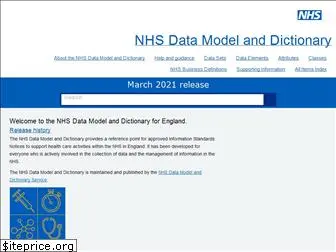 datadictionary.nhs.uk