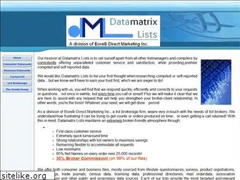 datamatrixlists.com