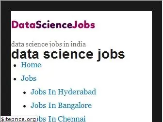 datasciencejobs.in