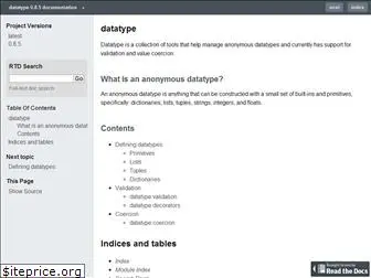 datatype.readthedocs.org