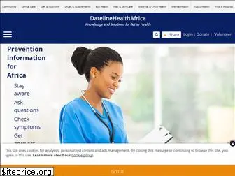 datelinehealthafrica.org