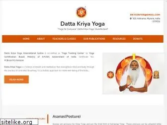 dattakriyayoga.org