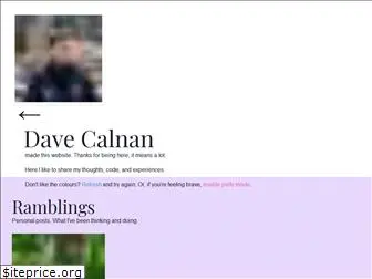 davecalnan.me