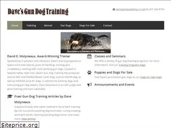 davesgundogtraining.com