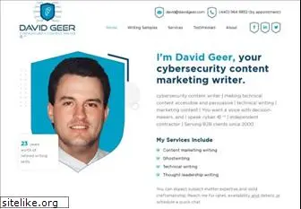 davidgeer.com