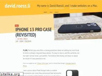 davidroessli.com