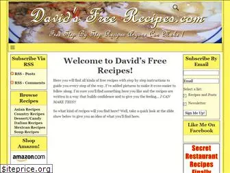 davidsfreerecipes.com