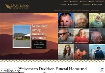 davidsonfuneralhome.net