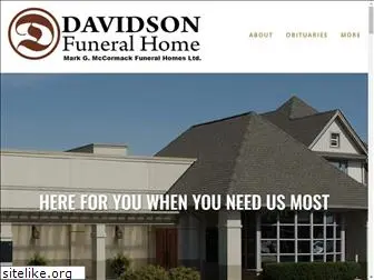 davidsonfuneralhomes.com