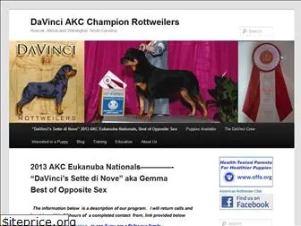 davincirottweilers.com