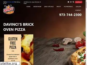 davincisbrickovenpizza.com