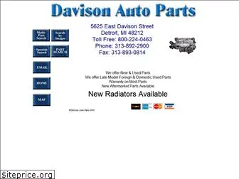 davisonautoparts.com