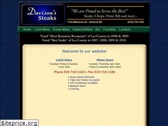 davisonssteaks.com