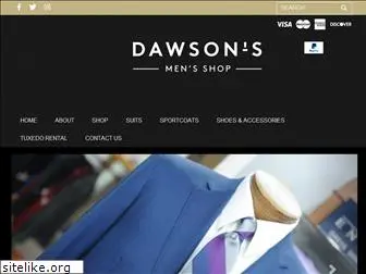 dawsonsmenshop.com