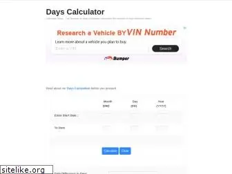 days-calculator.com