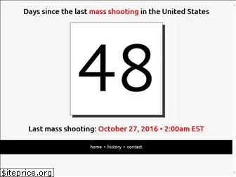 dayssincethelastmassshooting.com