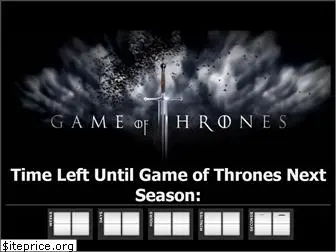 daystillgameofthrones.com