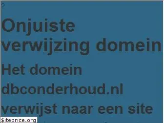 dbconderhoud.nl