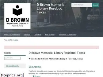 dbrownlibrary.org