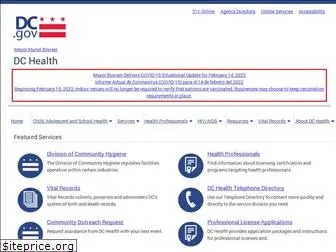 dchealth.dc.gov