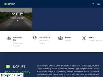 dcrust.edu.in